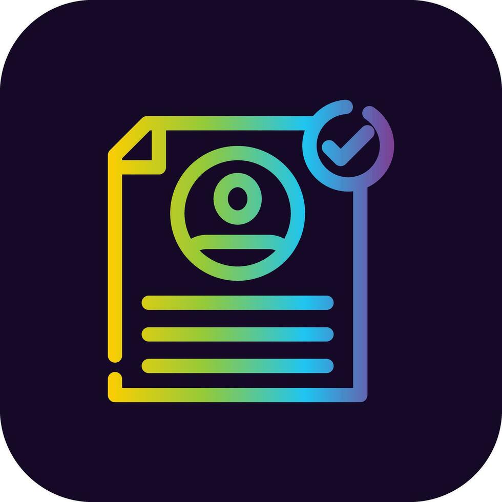Hired Creative Icon Design vector
