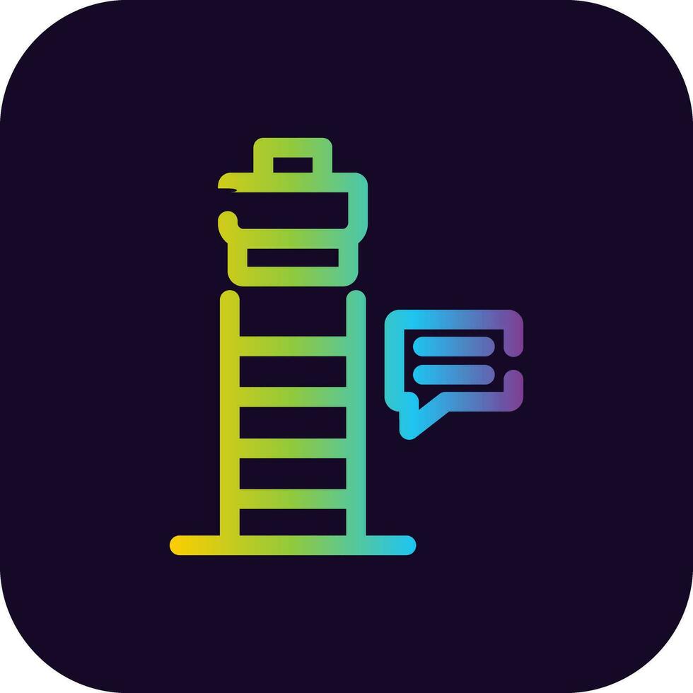 Ladder Creative Icon Design vector