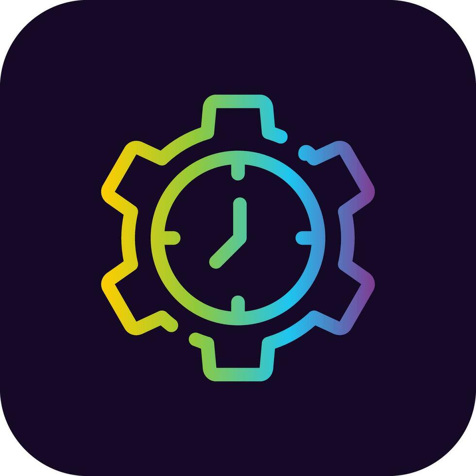Time Management Creative Icon Design vector