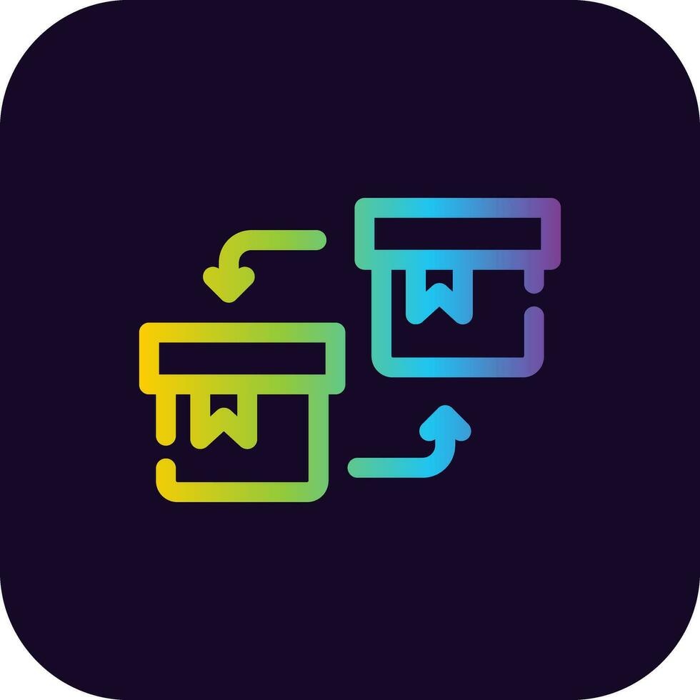 Replacement Creative Icon Design vector