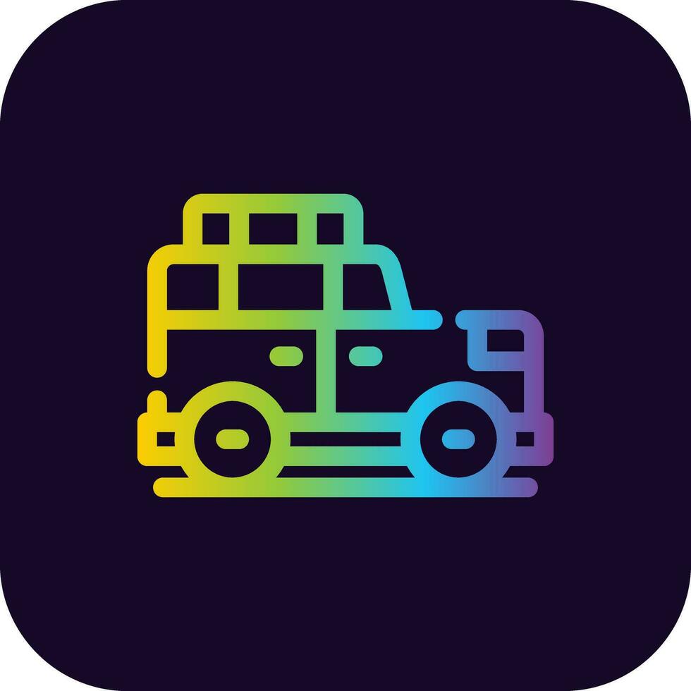 Suv Creative Icon Design vector