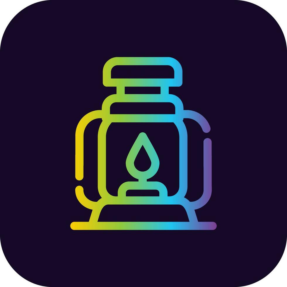 Lantern Creative Icon Design vector