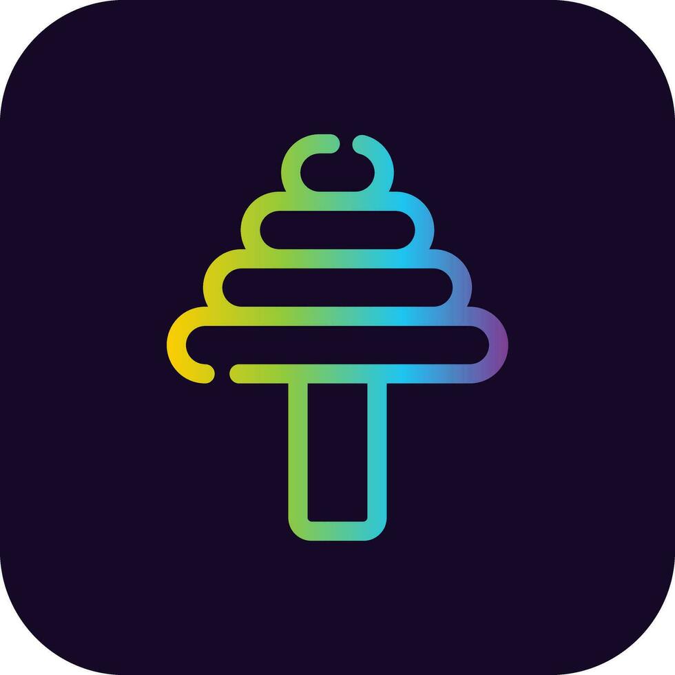 Edge Step Drill Creative Icon Design vector