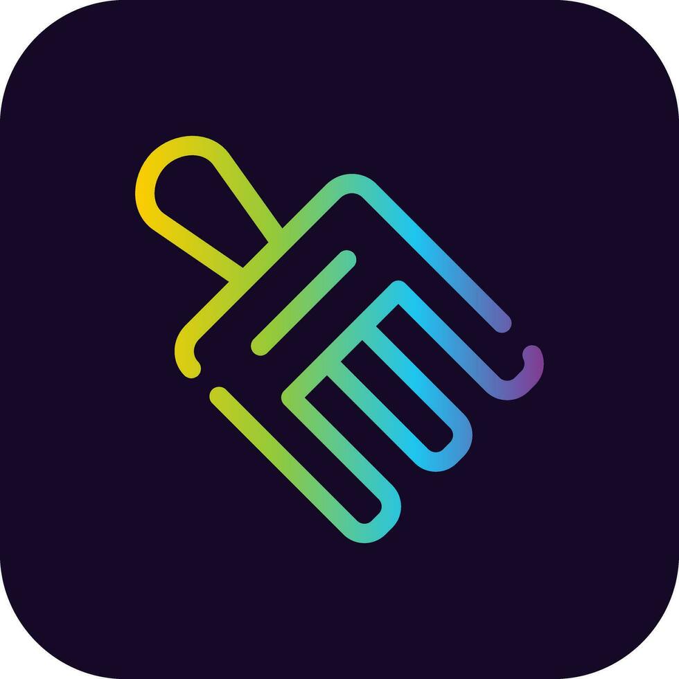 Comb Creative Icon Design vector