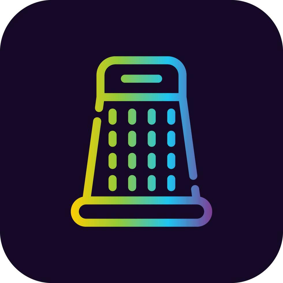 Grater Creative Icon Design vector