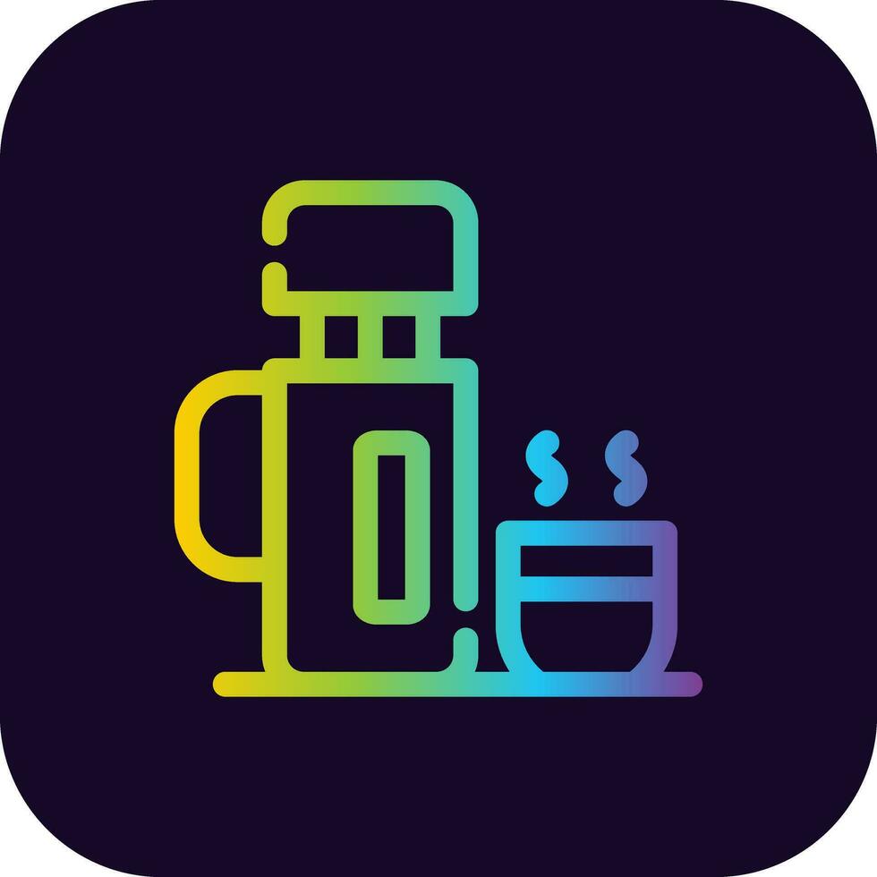 Thermos Creative Icon Design vector