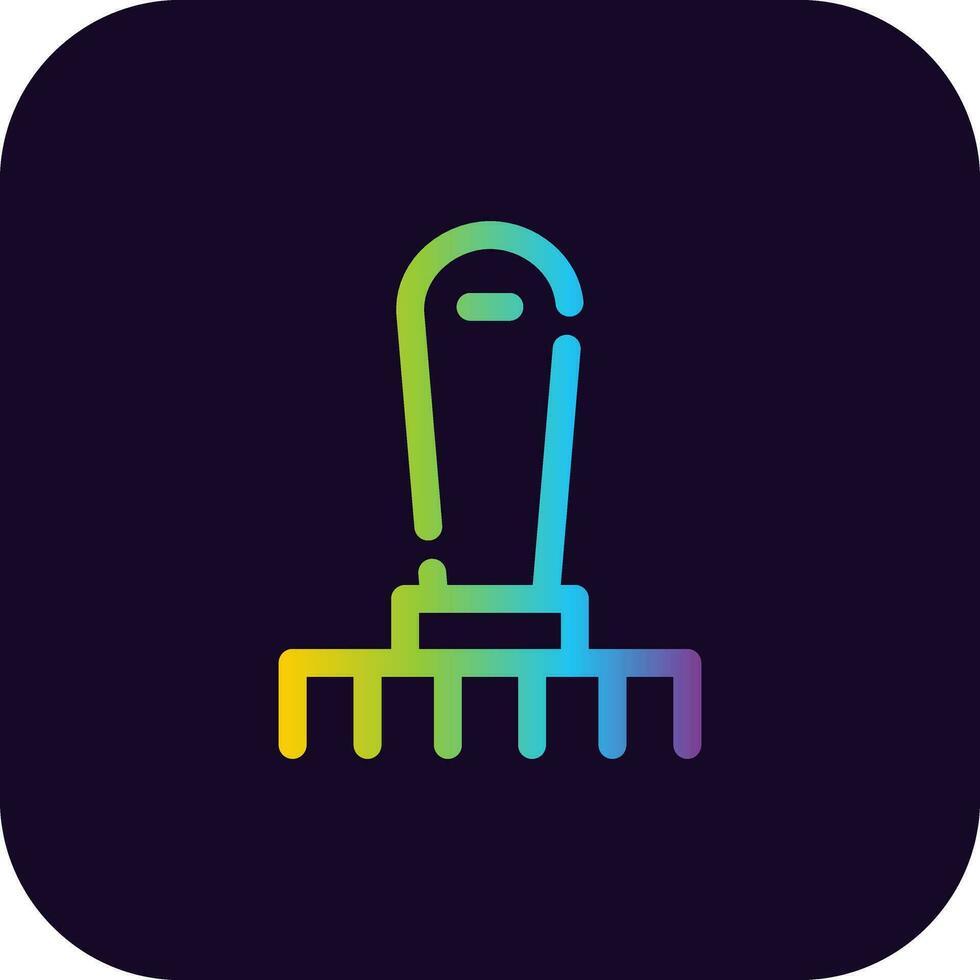 Pitchfork Creative Icon Design vector