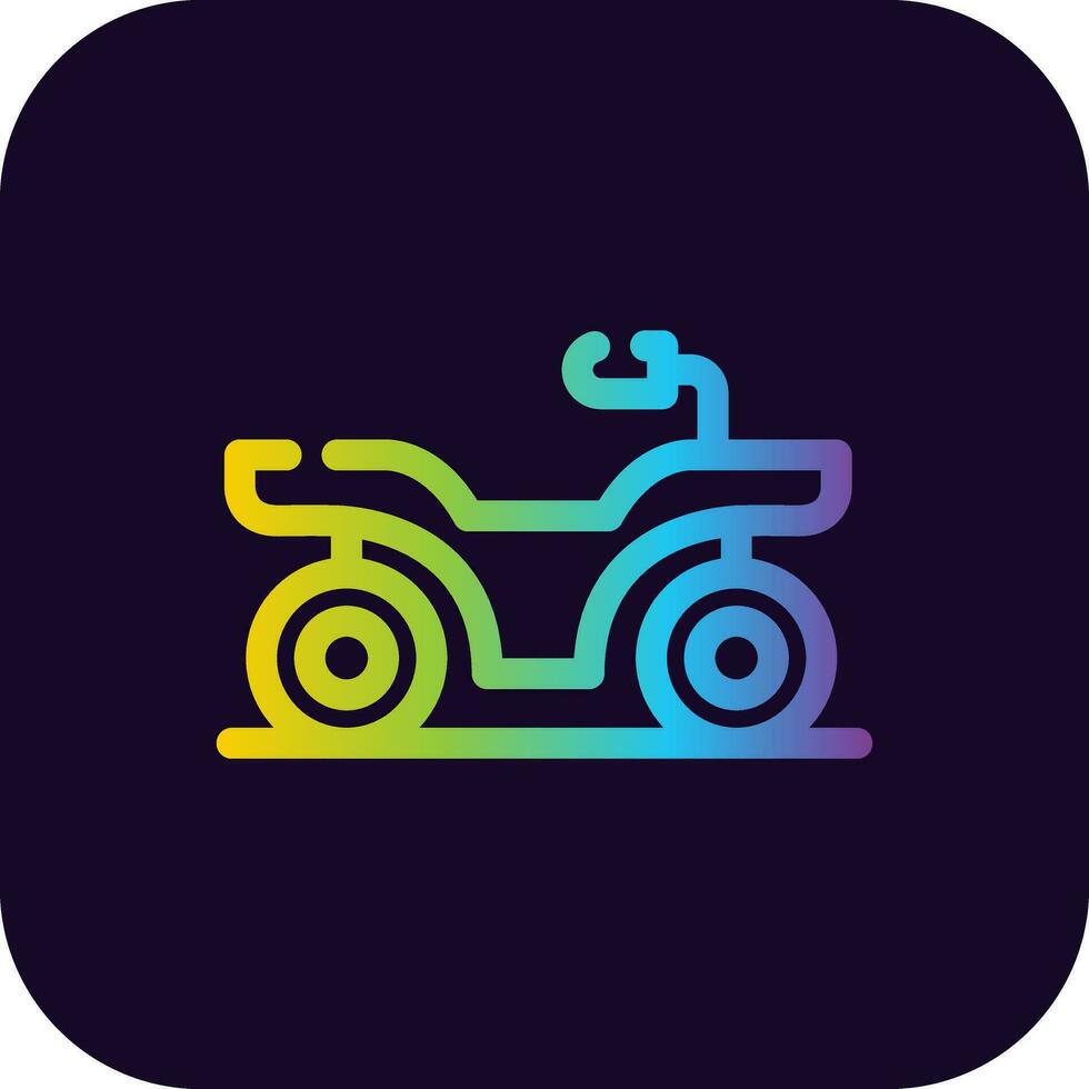 Quad Creative Icon Design vector
