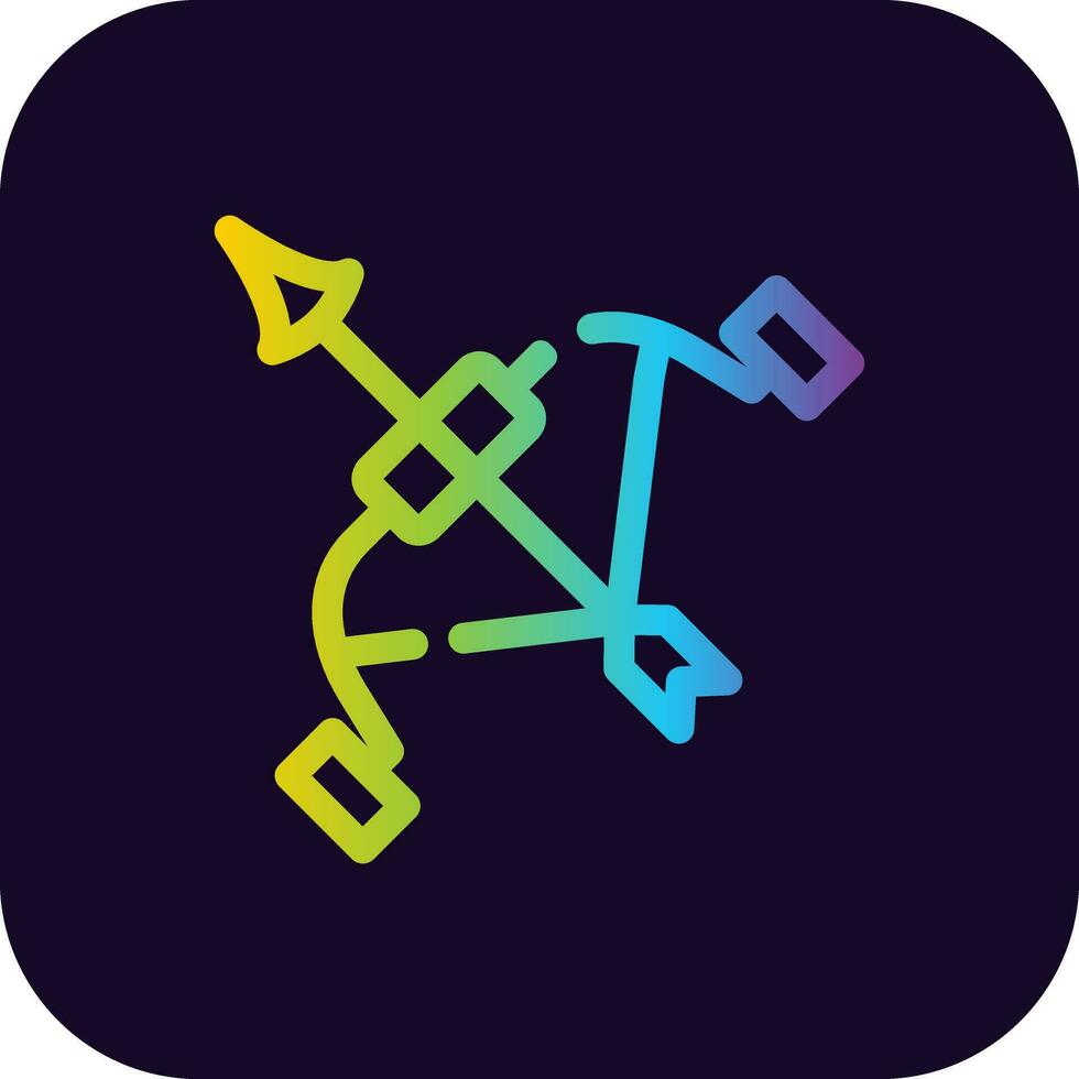 Archery Creative Icon Design vector