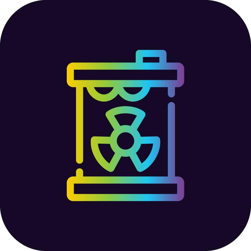Toxic Waste Creative Icon Design vector