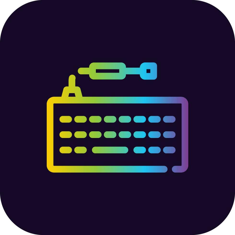 Keyboard Creative Icon Design vector