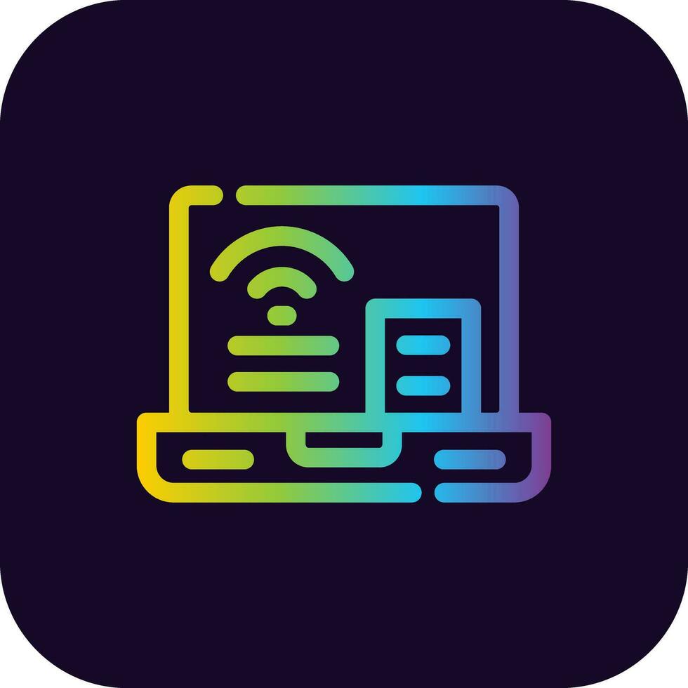 Wifi Connection Creative Icon Design vector