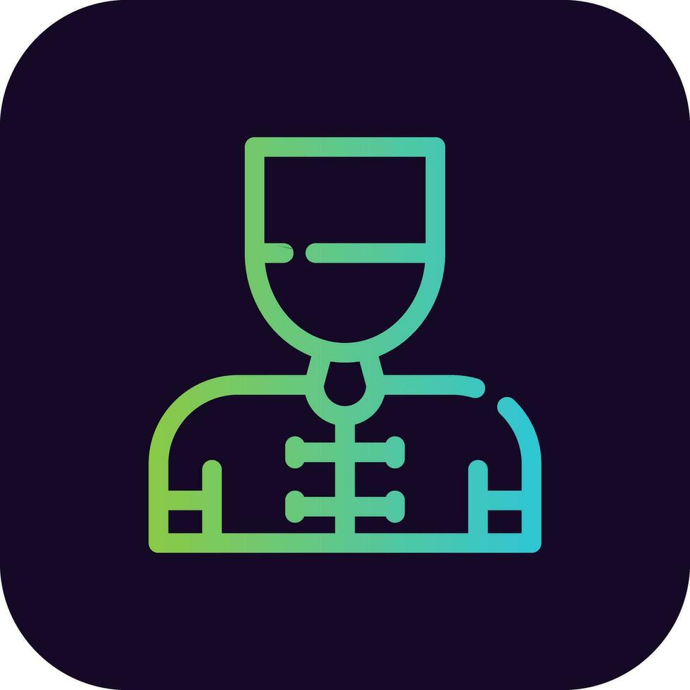 Receptionist Creative Icon Design vector