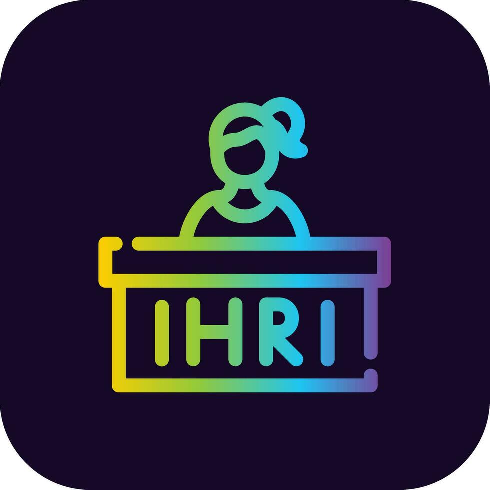 Hr Creative Icon Design vector