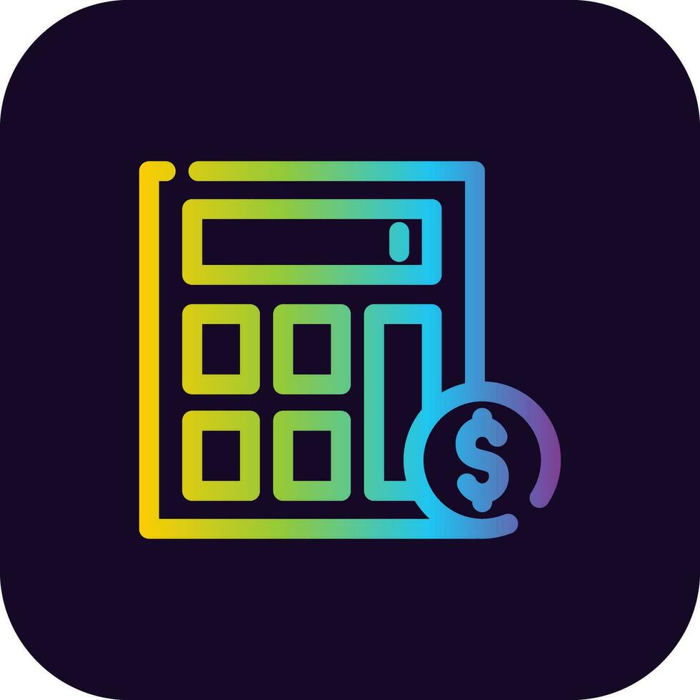 Accountant Creative Icon Design vector