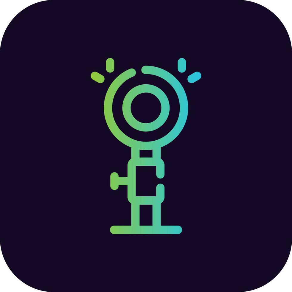 Light Creative Icon Design vector