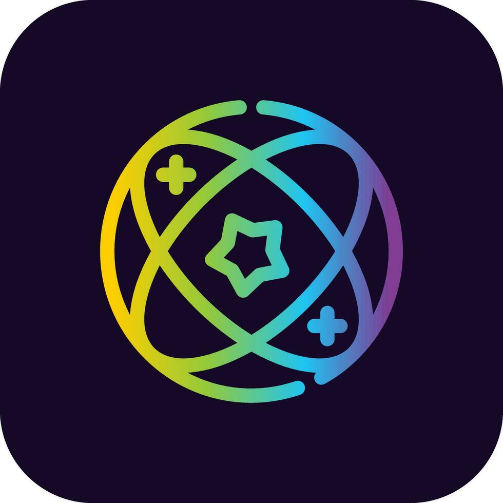 Gradient design Icon vector