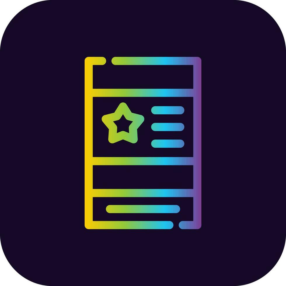 Gradient design Icon vector