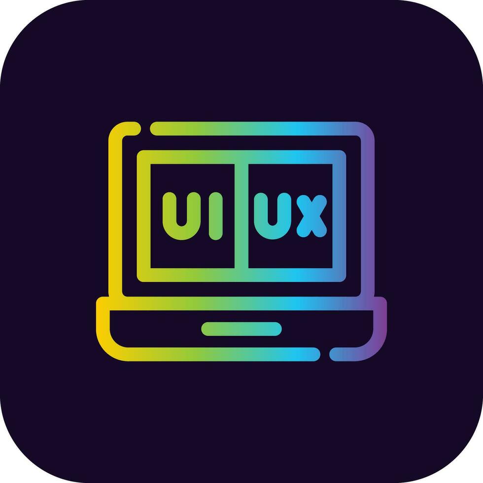 Ui Ux Creative Icon Design vector