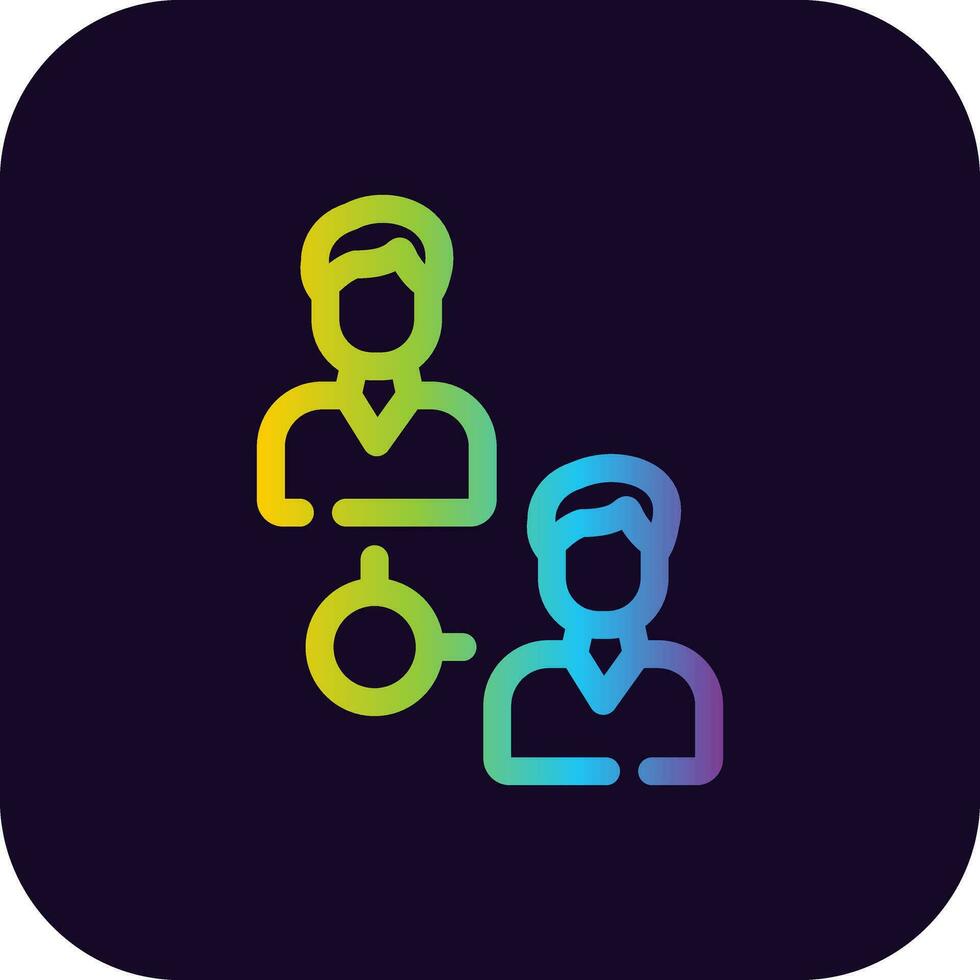 Networking Group Creative Icon Design vector