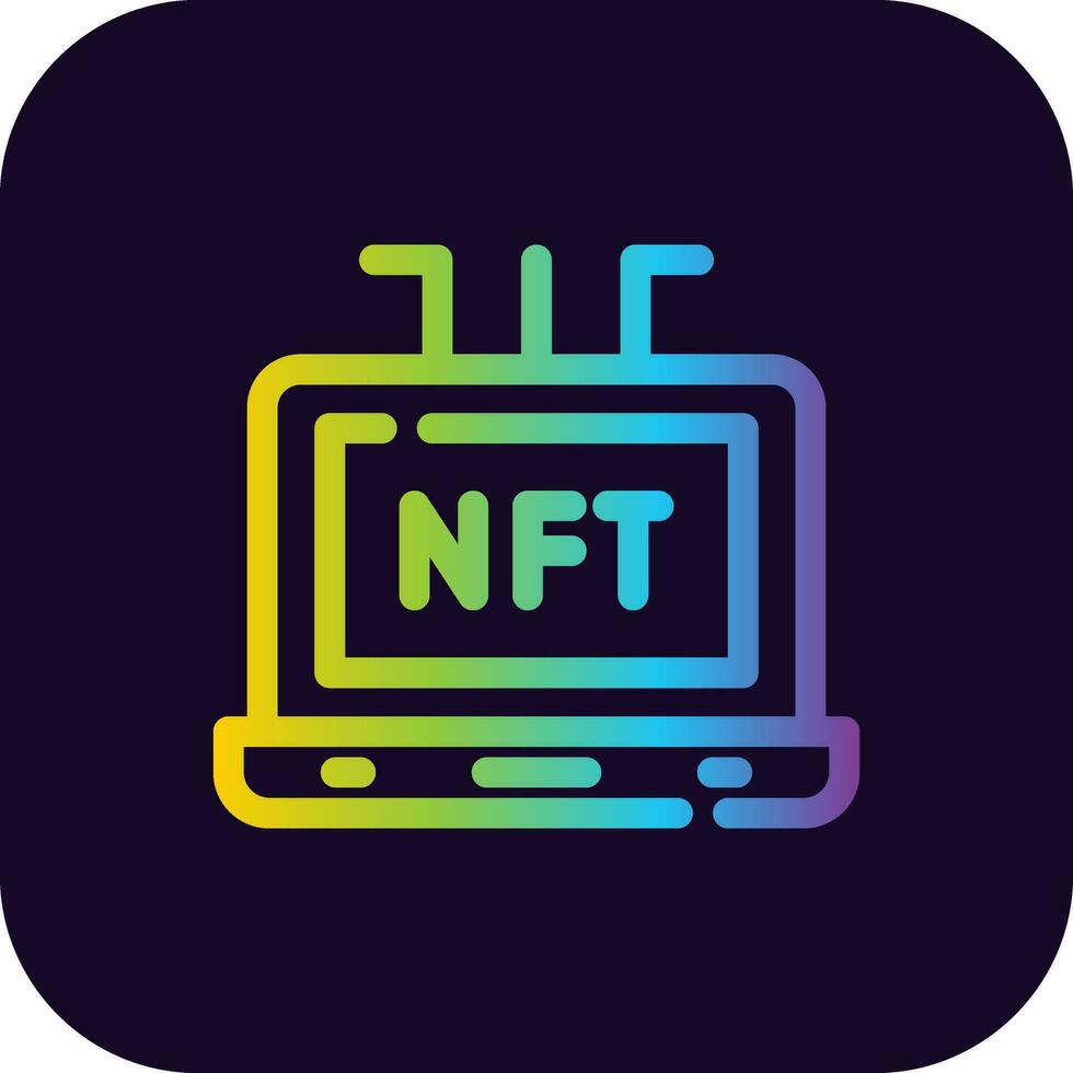 Nft Creative Icon Design vector