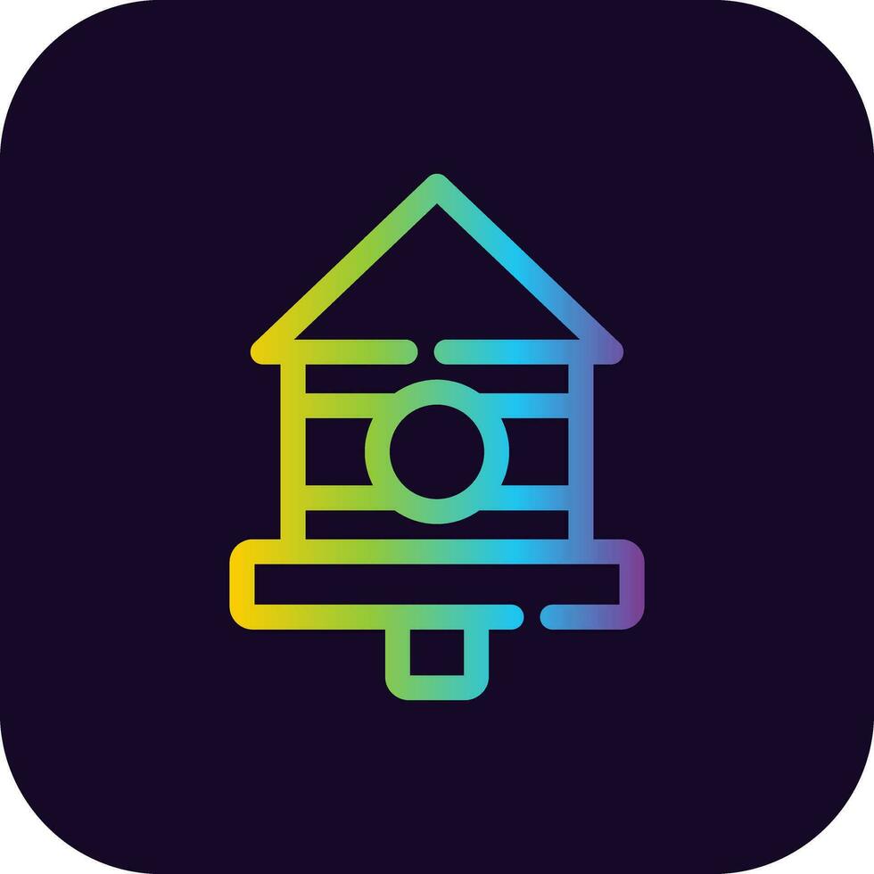 Birdhouse Creative Icon Design vector