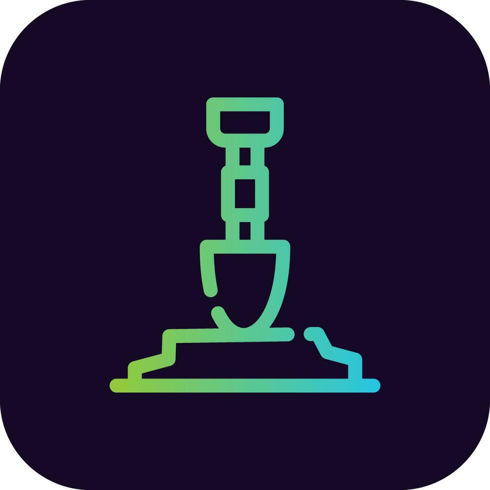 Shovel Creative Icon Design vector