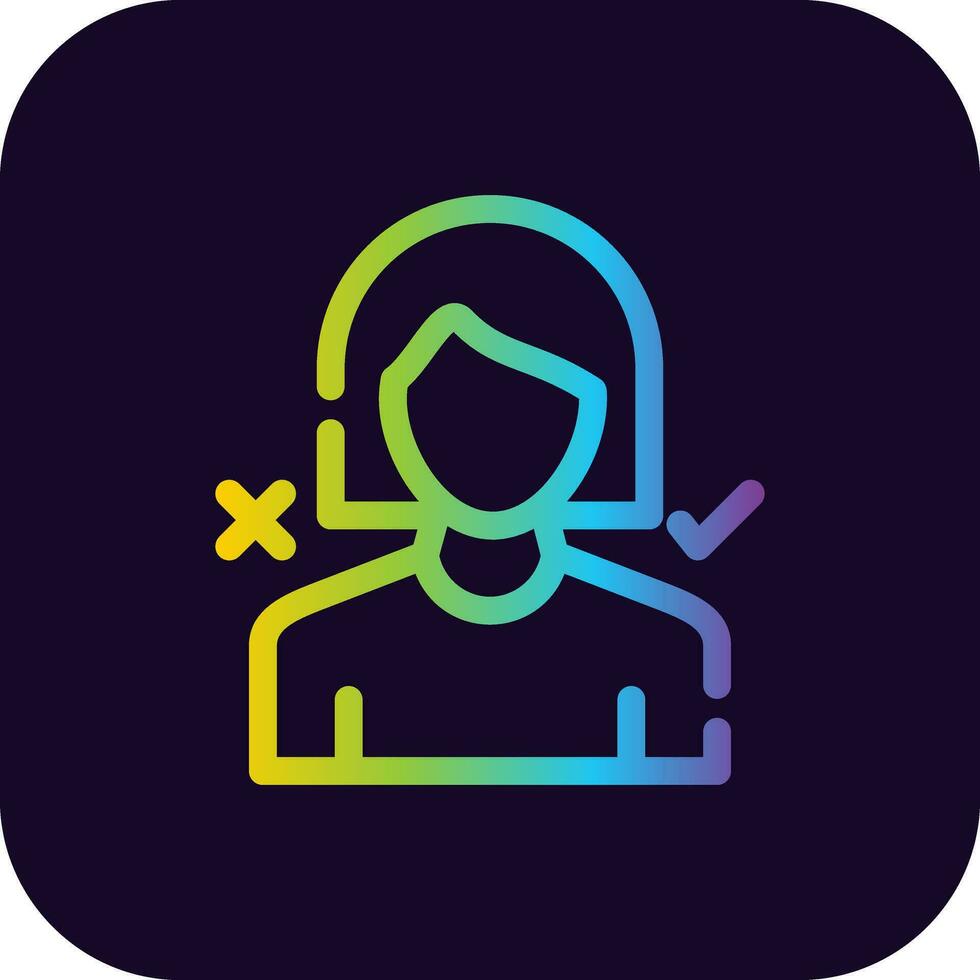 Decision Creative Icon Design vector