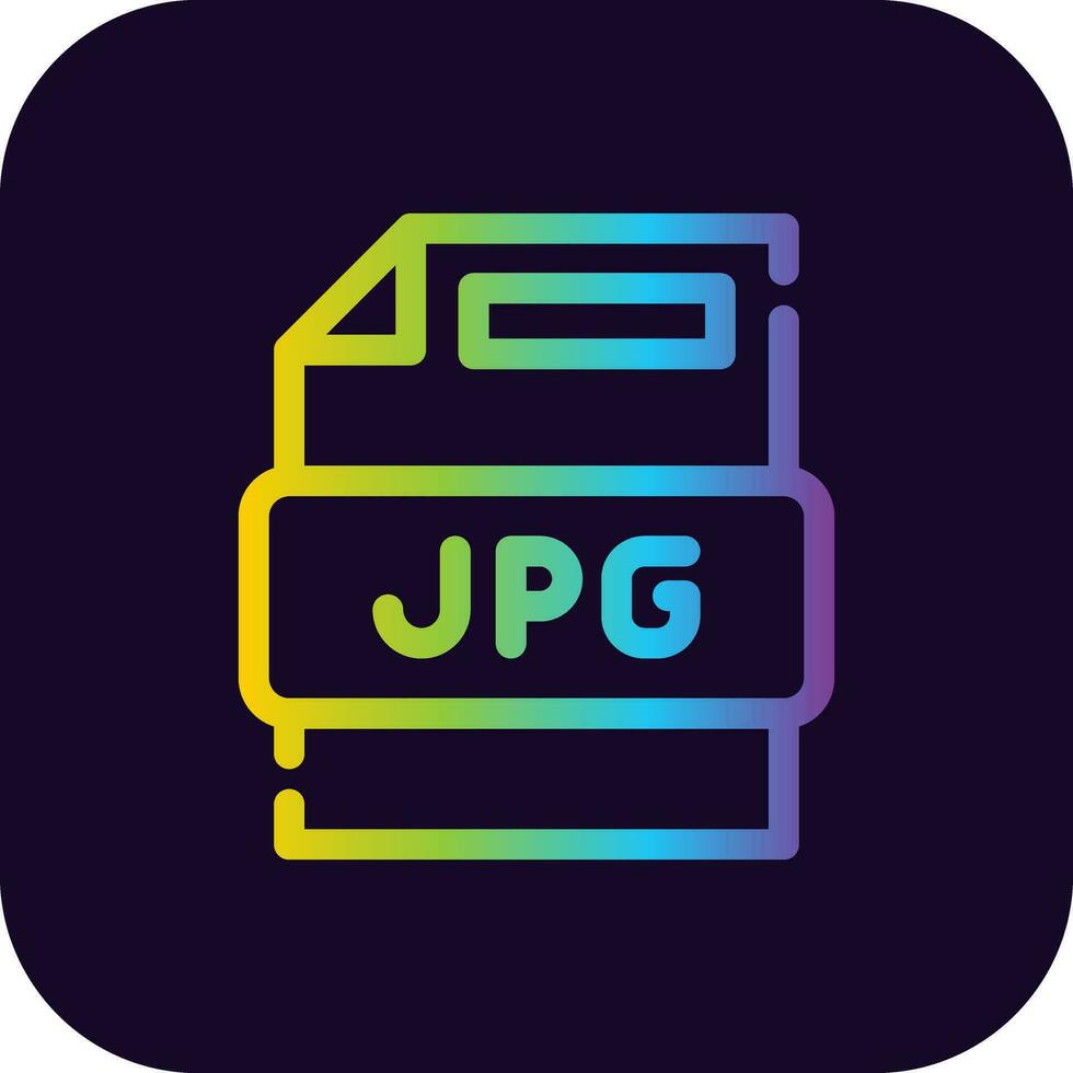 Jpg File Creative Icon Design vector