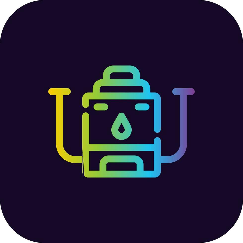 Water Boiler Creative Icon Design vector