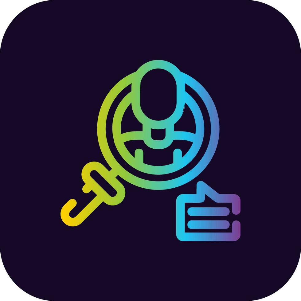 Talent Search Creative Icon Design vector