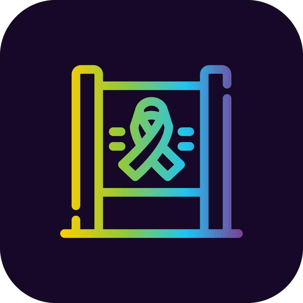 Awareness Day Creative Icon Design vector