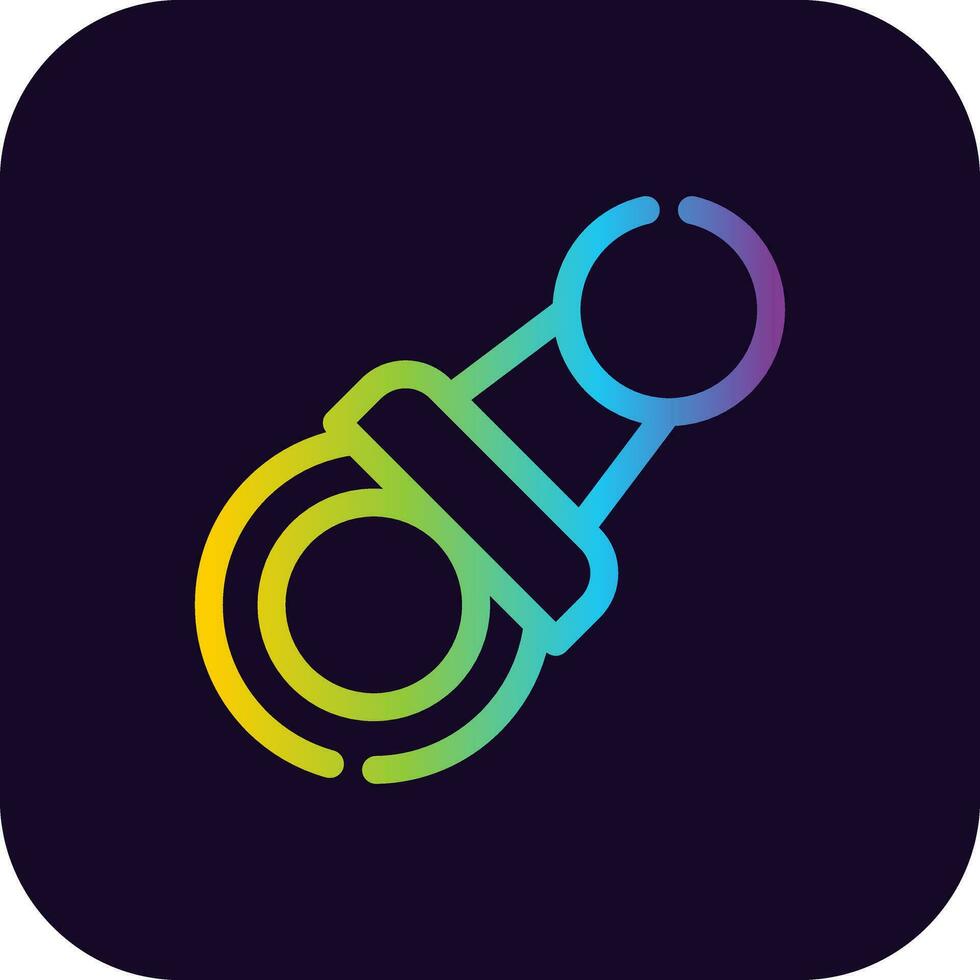 Pacifier Creative Icon Design vector