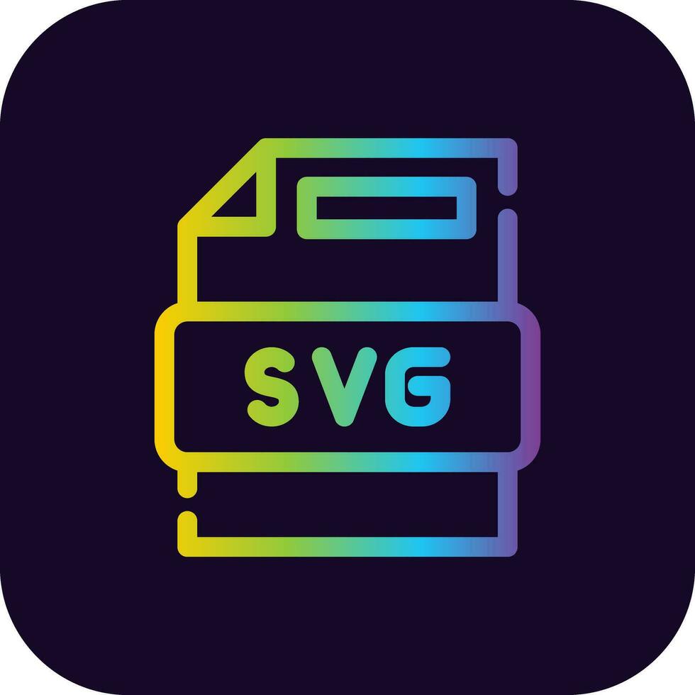 diseño de icono creativo de archivo svg vector