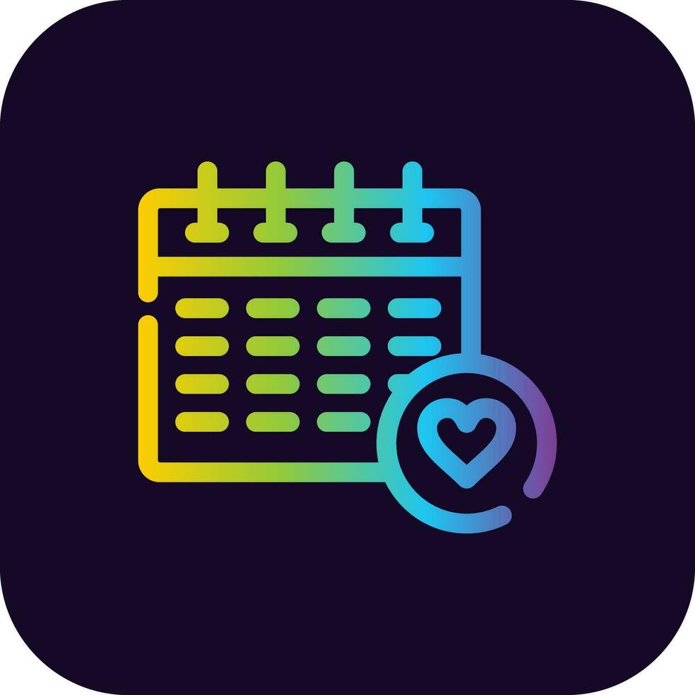 diseño de icono creativo de calendario vector