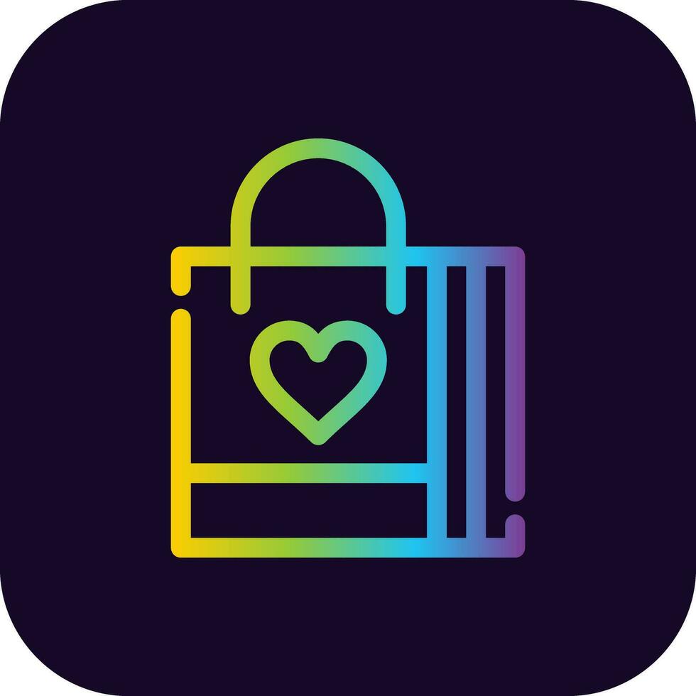 Bag Creative Icon Design vector