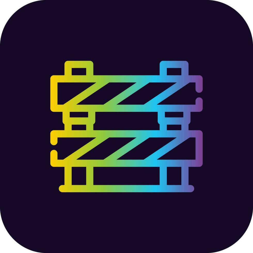 Barrier Creative Icon Design vector