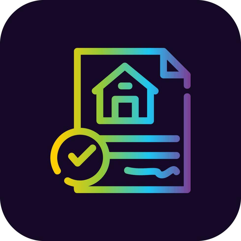 Home Insurance Creative Icon Design vector