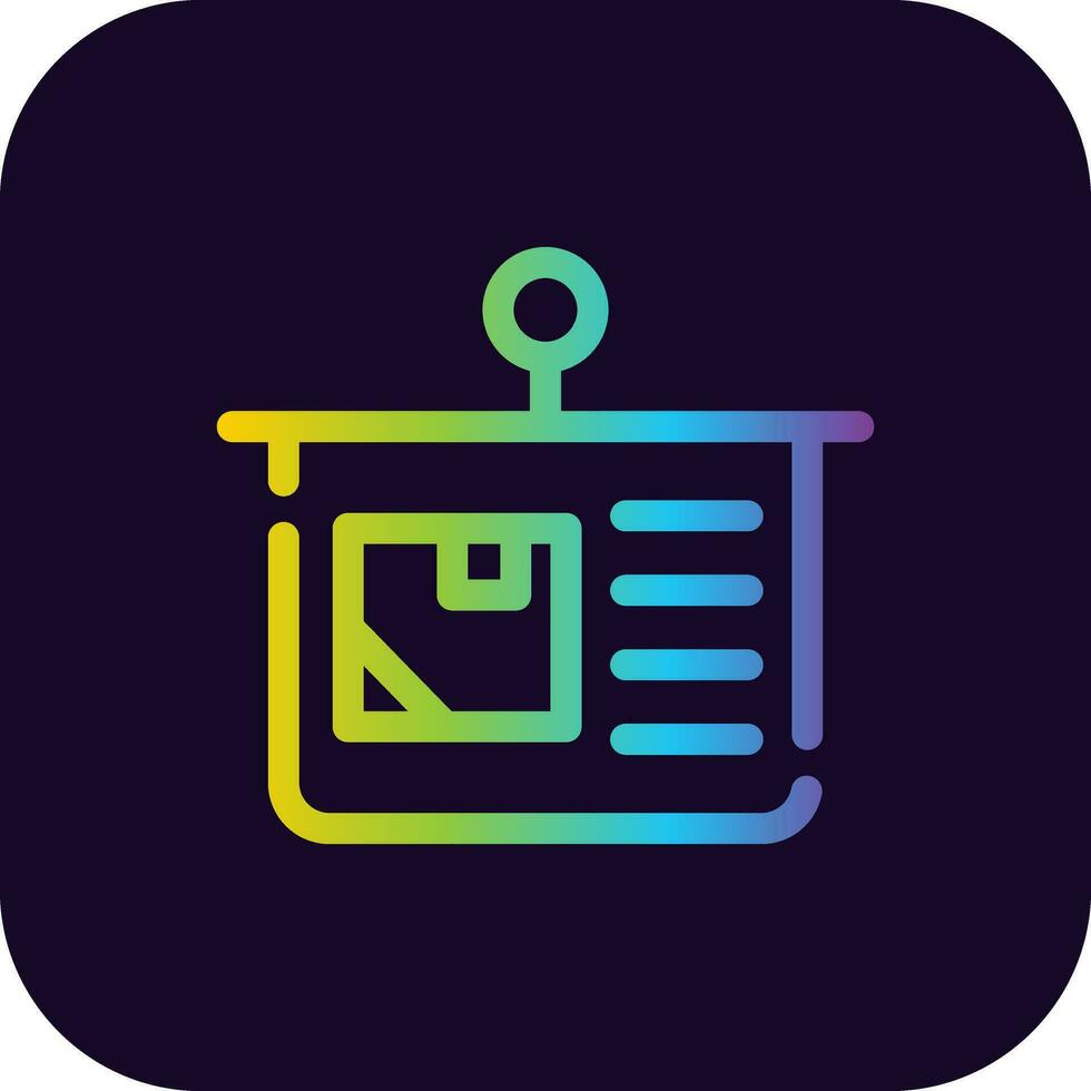 Product Presentation Creative Icon Design vector