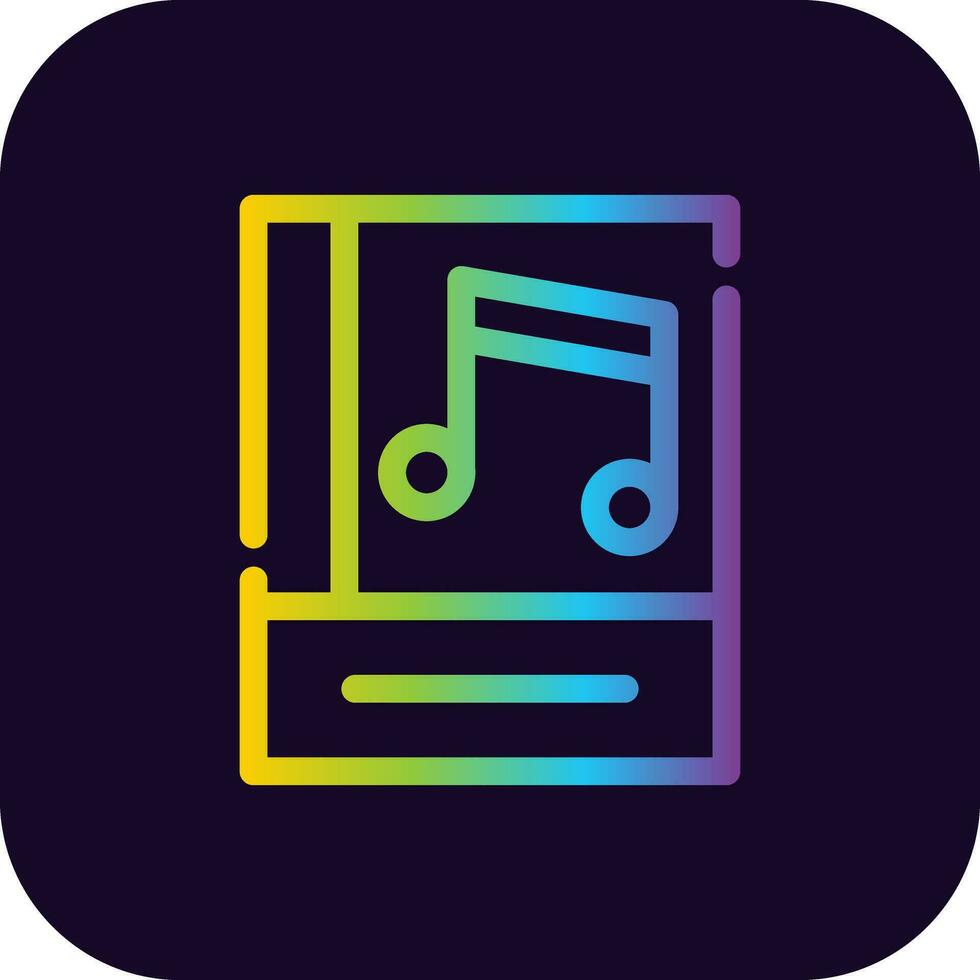 Music Education Creative Icon Design vector
