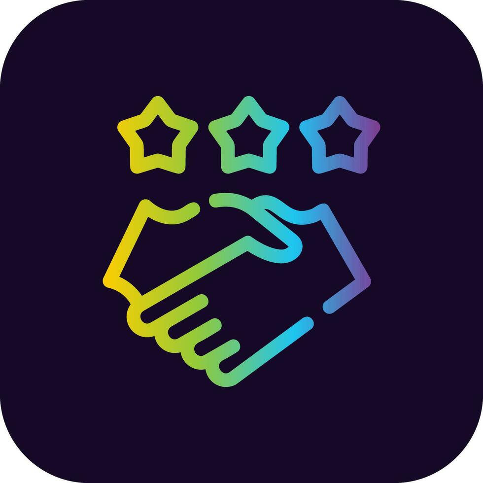 Game Handshake Creative Icon Design vector