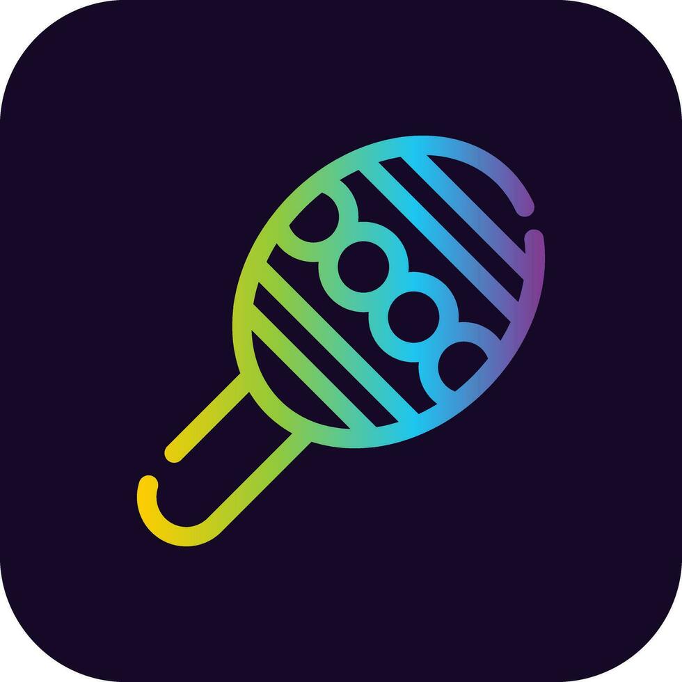 Rattle Creative Icon Design vector