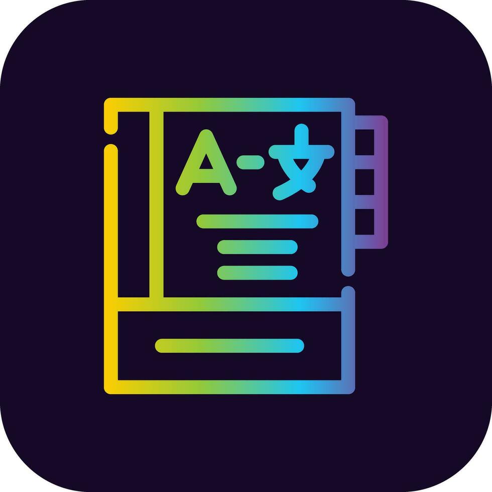Language Learning Creative Icon Design vector