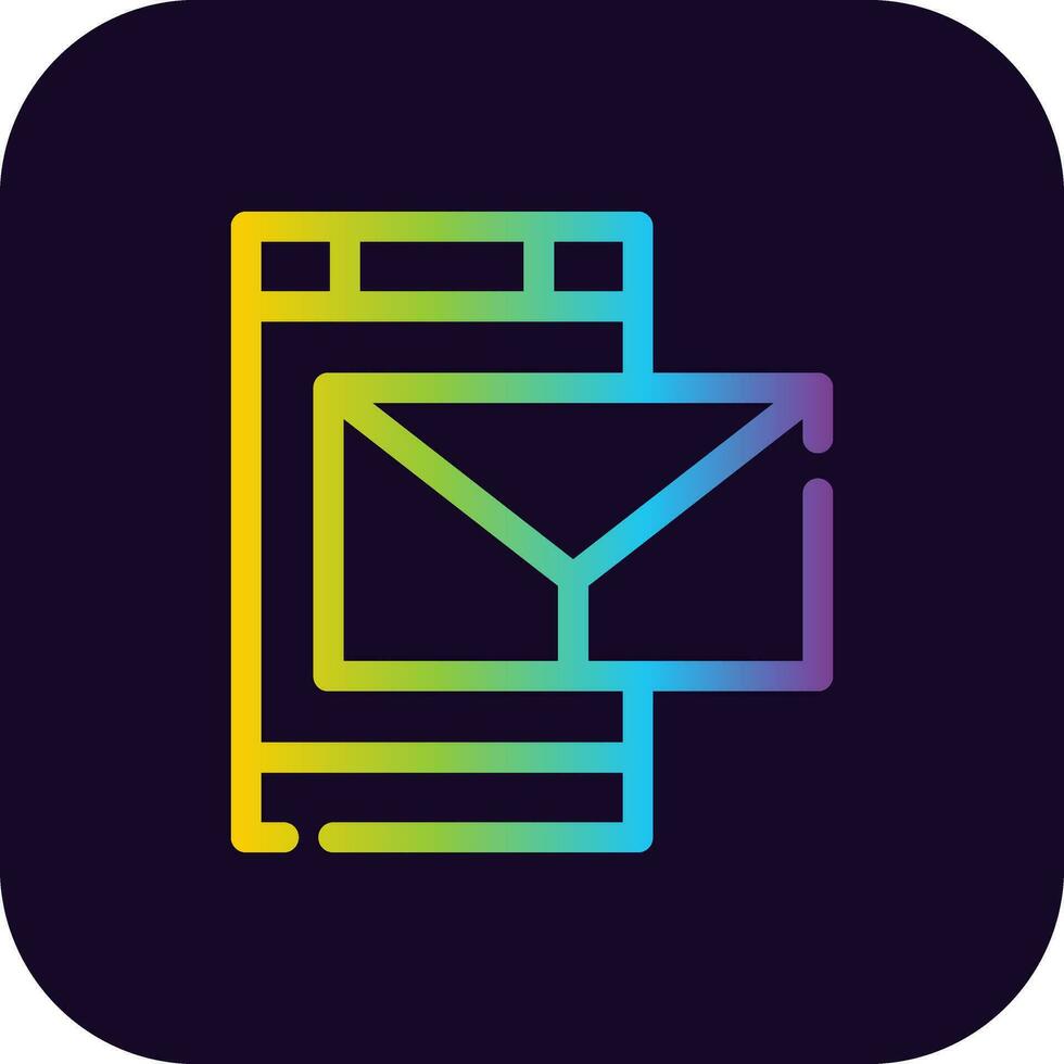 SMS Marketing Creative Icon Design vector