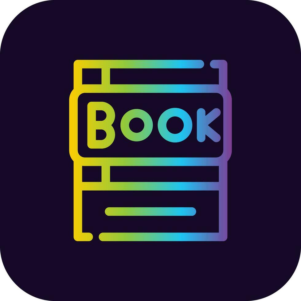 libro electronico creativo icono diseño vector