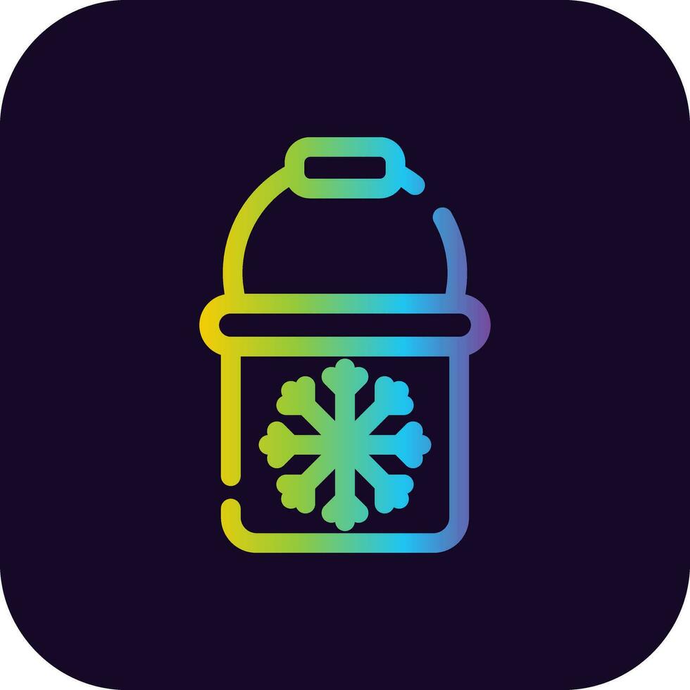 Frozen Bait Creative Icon Design vector