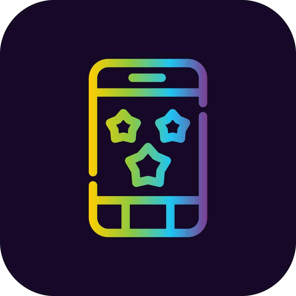 Mobile Phone Creative Icon Design vector
