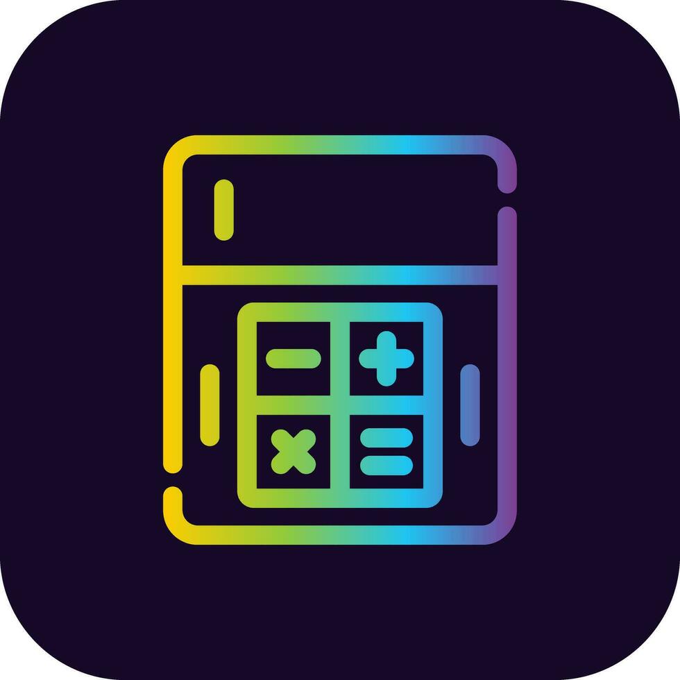 Calculator Creative Icon Design vector