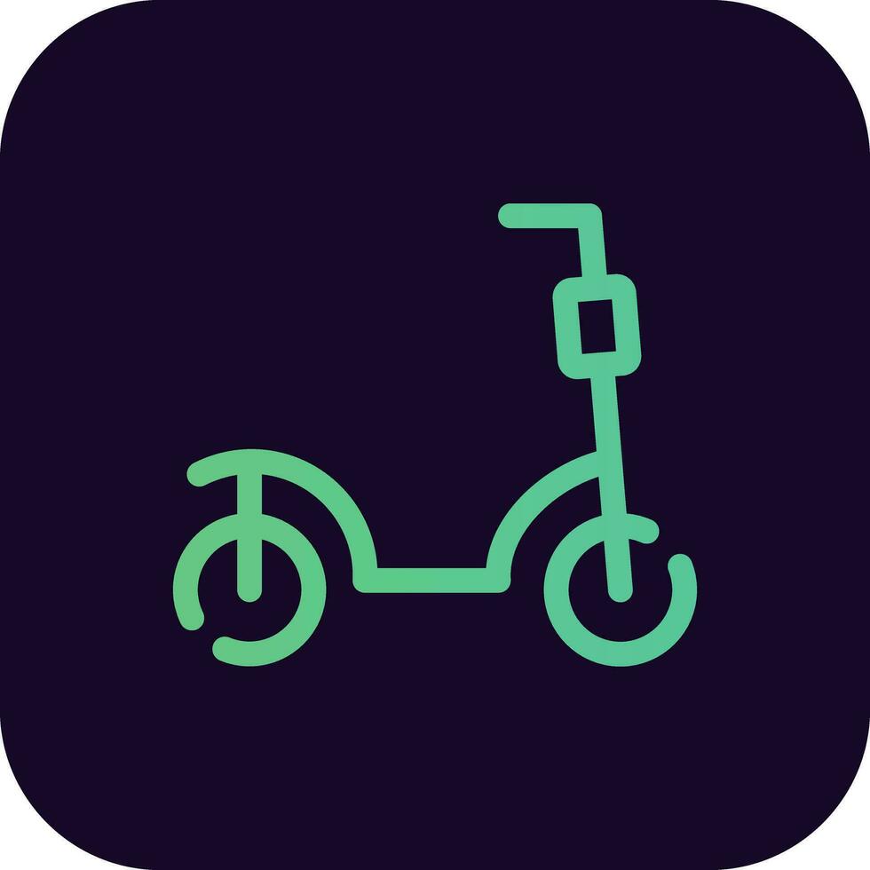 diseño de icono creativo de scooter vector