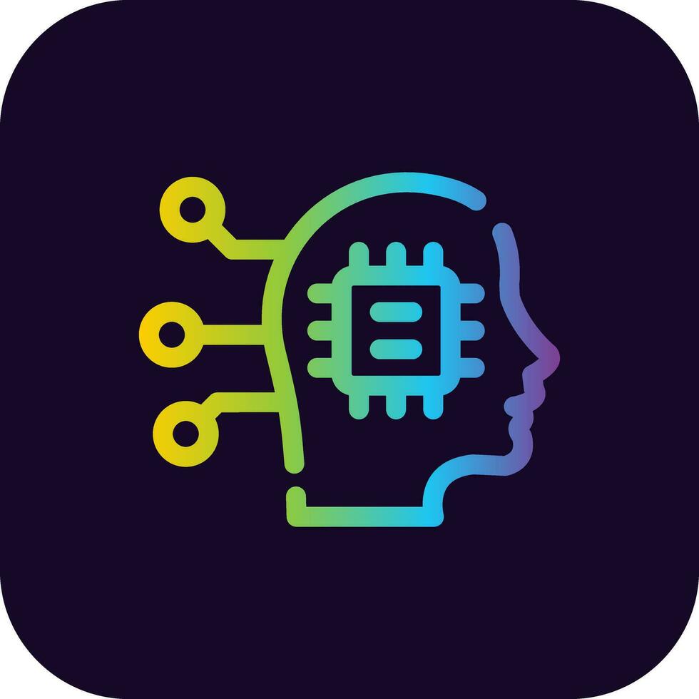 Machine Perception Creative Icon Design vector